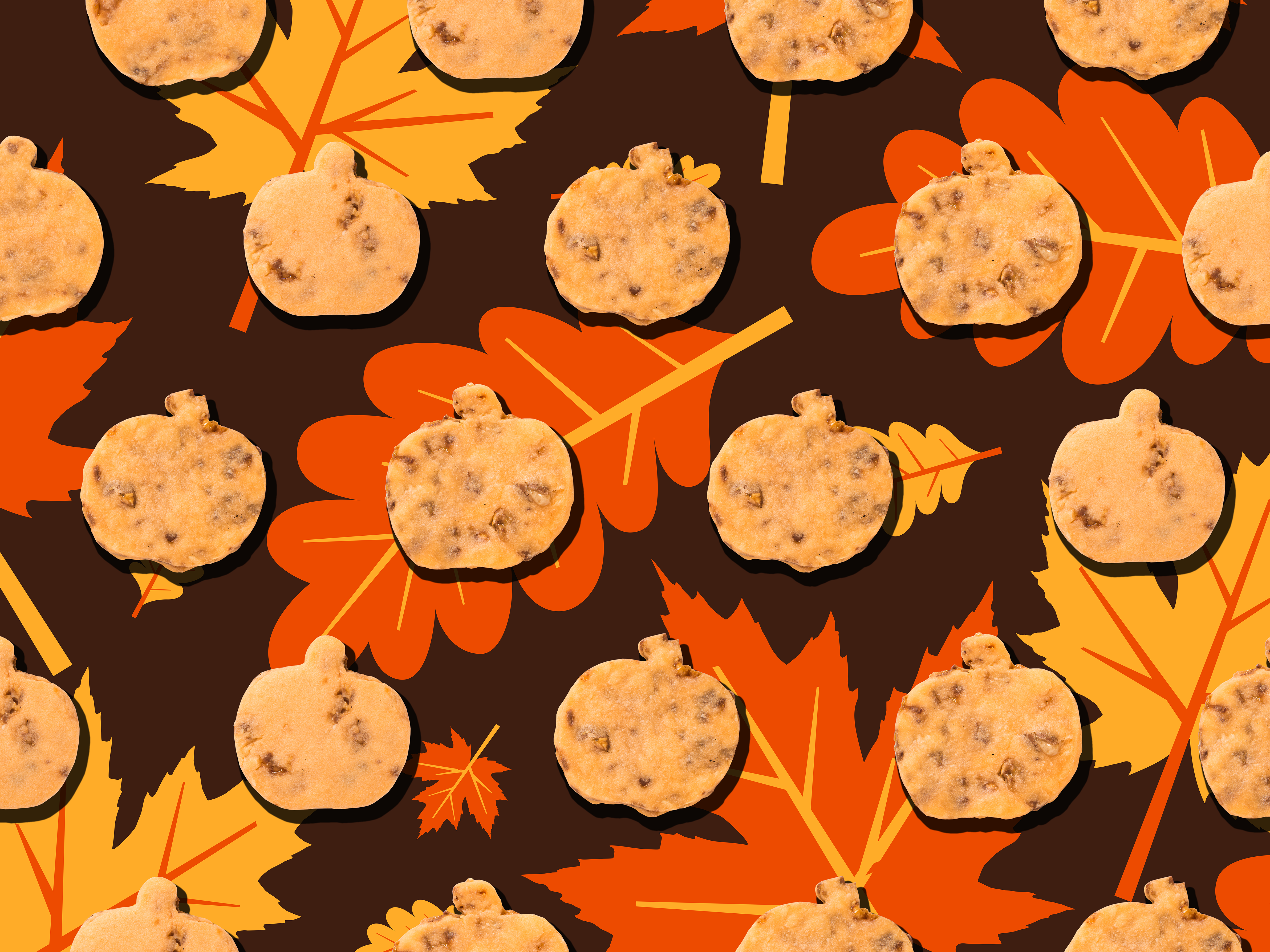 Snickers Stuffed Shortbread Pumpkins 2