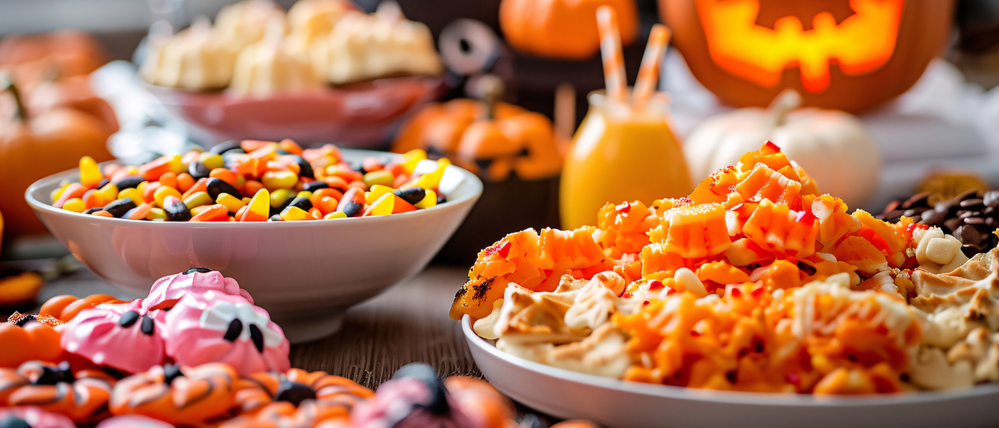 Halloweeen party snacks