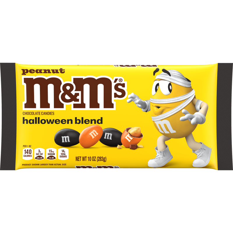 M&M’S Peanut Chocolate Candies Halloween Blend 10 OZ image