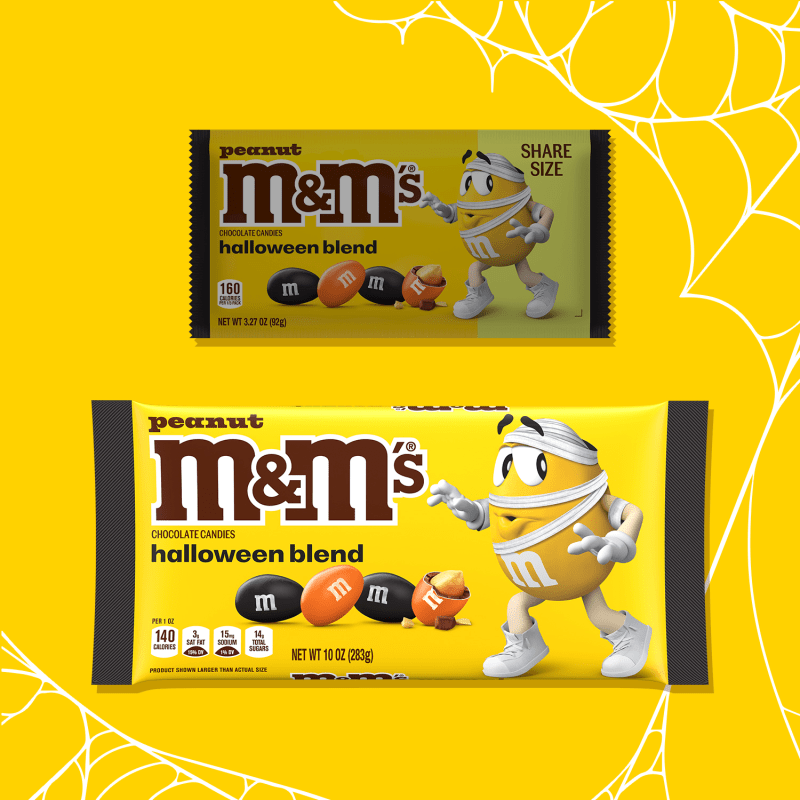 M&M’S Peanut Chocolate Candies Halloween Blend 10 OZ