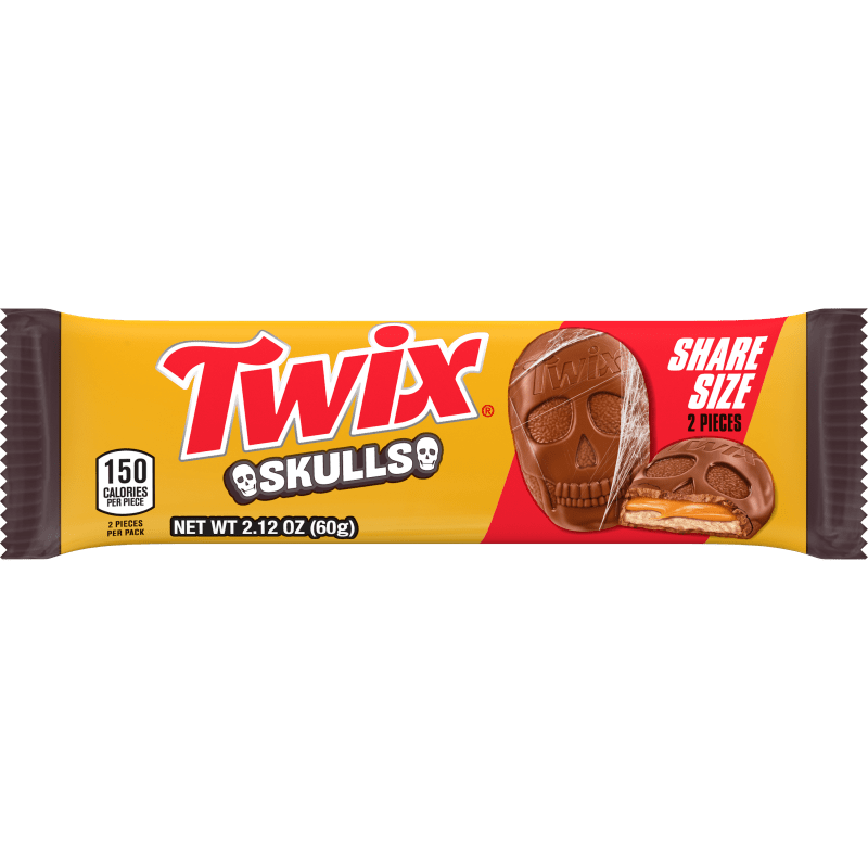 Twix Skull 2 To Go Halloween 2.12 Ounces