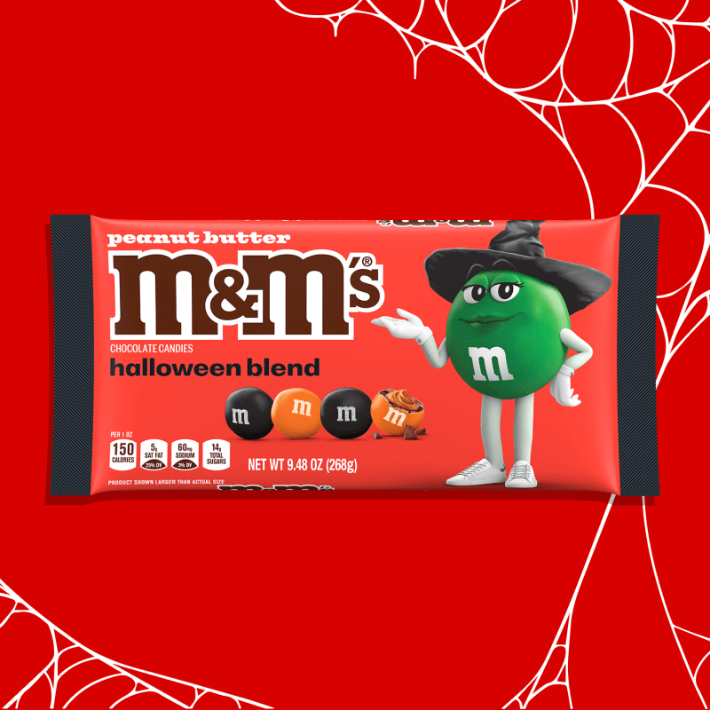 M&M’S Peanut Butter Chocolate Candies Halloween Blend 9.48OZ