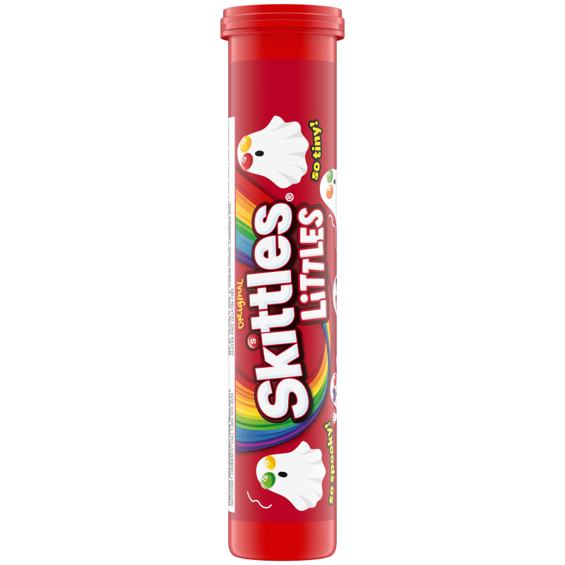 SKITTLES LITTLES Original Chewy Halloween Candy, 1.9 Oz Mega Tube image