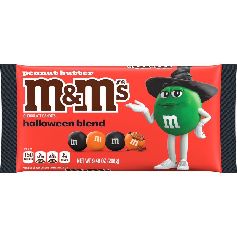 M&M’S Peanut Butter Chocolate Candies Halloween Blend 9.48OZ image