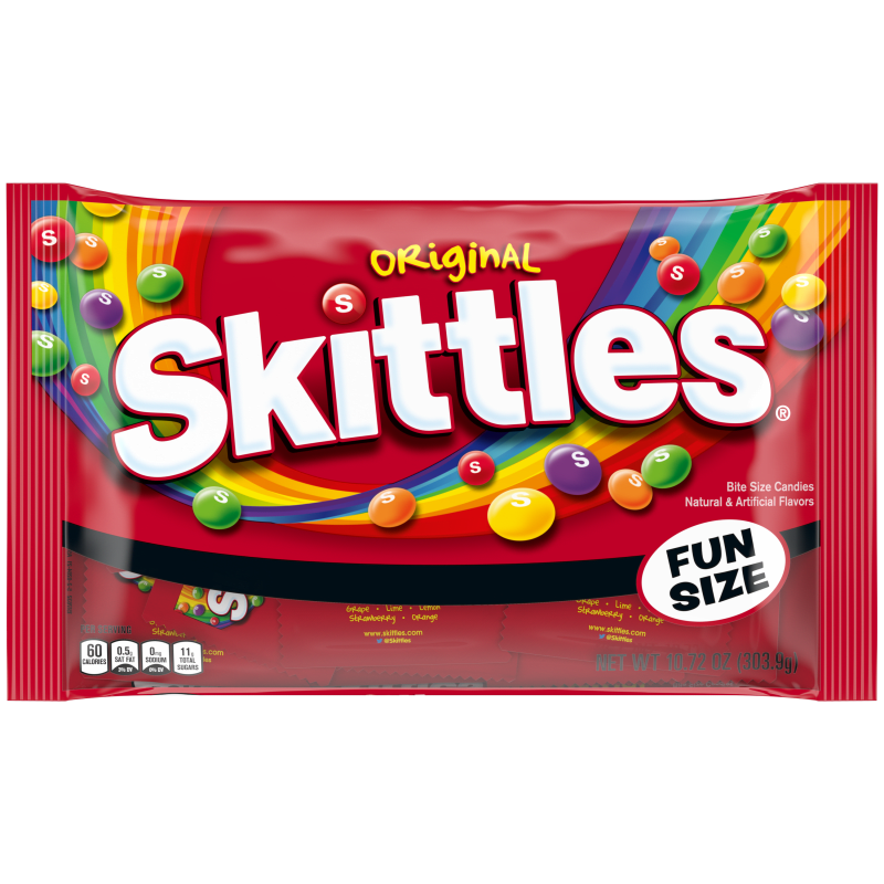 SKITTLES Original Fun Size Chewy Candy