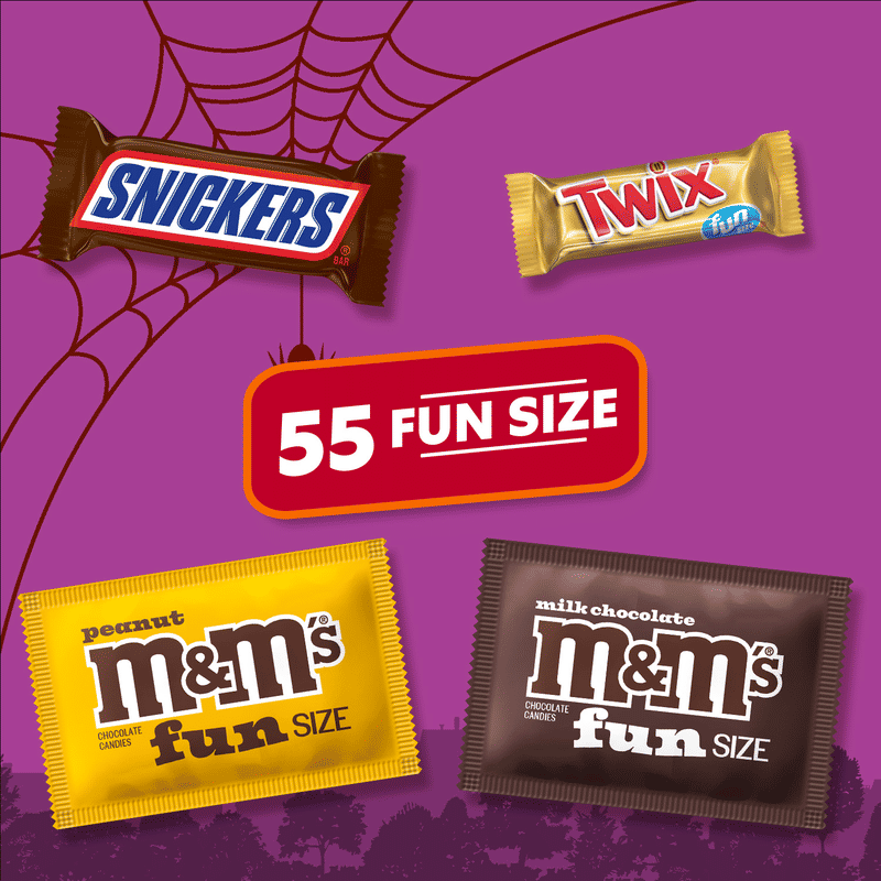 Mars FUN SIZE Chocolate Variety Mix – 55 pieces