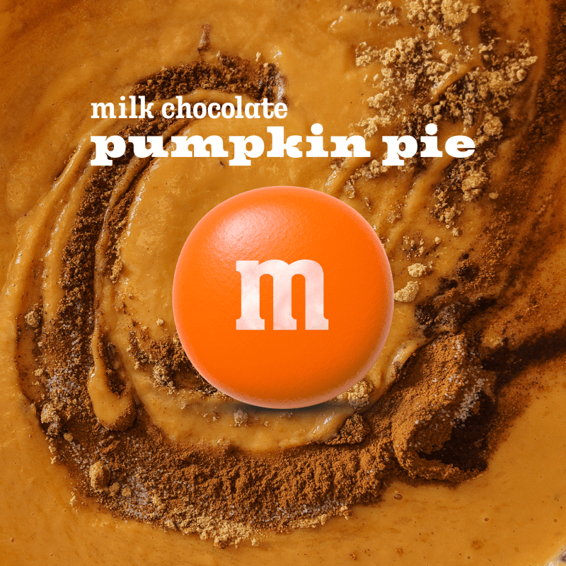 M&M'S Pumpkin Pie Chocolate Halloween Candy, 7.44 Oz Candy Bag