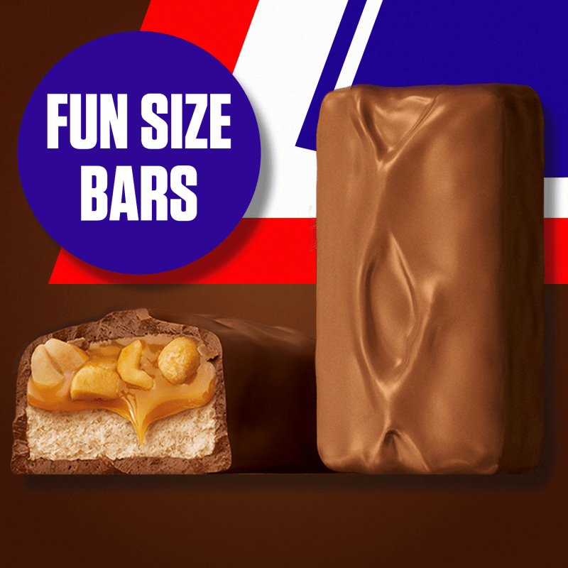 SNICKERS Fun Size Chocolate Candy Bars Bulk Bag